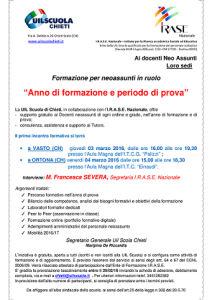 FORMAZIONE neo assuntiruolo 3_4_marzo_16 UIL_IRASE